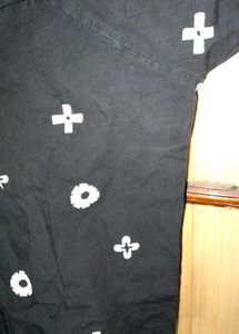 Black Shirt style crop top