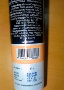 Derma Co Tinted Sunscreen SPF 60