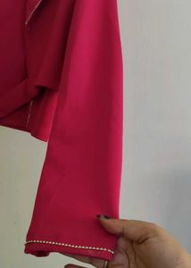 Vesy Stuning Short Blazer With Skirt