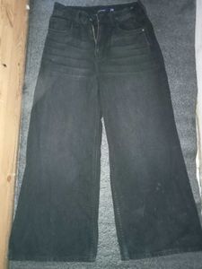 Black Wide Leg Jeans