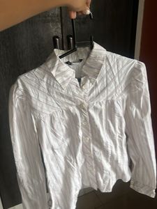 Striped Button-Down Shirt