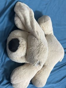 Large Plush Beige Puppy