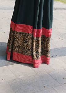 Beautiful Peacock 🦚 green Suit For Women