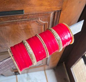 Red Bridal Chura Bangles