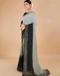 DESIGNER SAREE WITH BLOUSE PIECE (TOTALLY NEW)