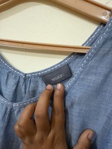 Beautiful Embroidery Pure Cotton Top