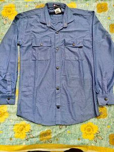 Blue Patterned Shirt