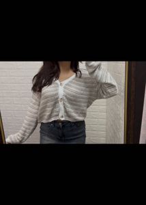 Crochet Knit Cardigan