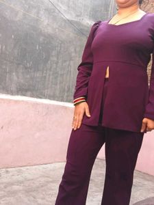 Purple Top &amp; Pant co-ord set
