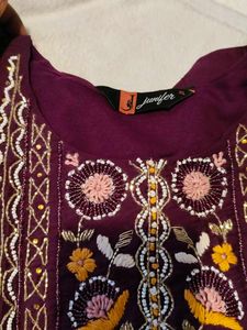 Embroidered Kurta Set