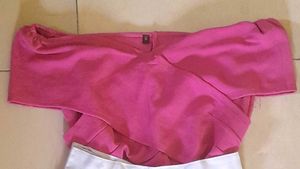 Pink Off-Shoulder Dress