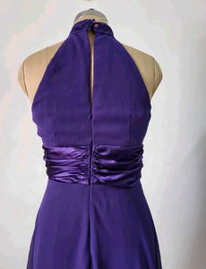 Elegant Purple Midi Dress