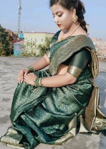 😱🔥Pure Banarasi Silk Saree 💕