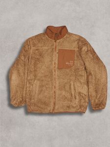 Cozy Brown Reversible Fleece Jacket