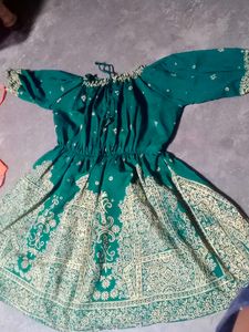 Green Embroidered Tunic