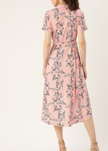 Floral High-Low Shirt Dress