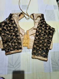 Blank Nd Golden Blouse. 34 Size.
