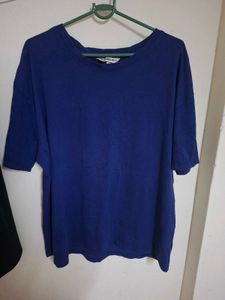 Blue Oversized Tee