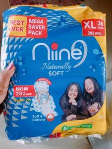 Soft XL Sanitary Pads With Anti Leak Flow Channel,