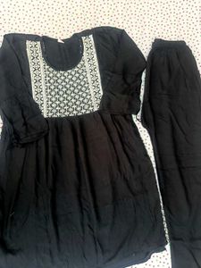 Elegant Black Kurta Set