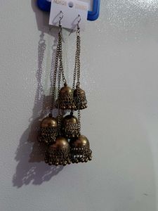 Boho Jhumka Earrings