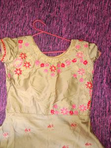 Elegant Embroidered Ethnic Gown