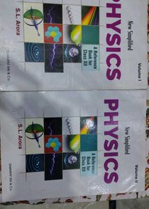 S.L. Arora Physics Class XII Vol 1 & 2