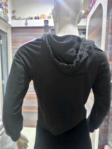 Striped Sleeve Hoodie