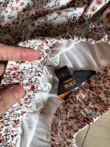 Tiny Florals On Skirt