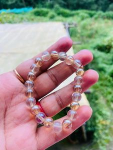 Citrine Crystal Bead Bracelet