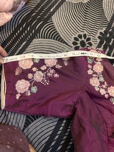 Soft Organza Baby Pink Saree With 2 Blouse