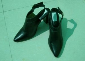 Black Slingback Heels