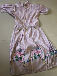 Butterfly Floral Midi Dress