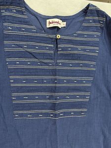 Fabindia Blue Tunic Dress