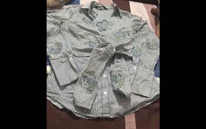 Zara Striped Floral Shirt