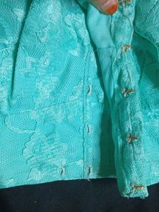 Designable Net Fabric Blouse
