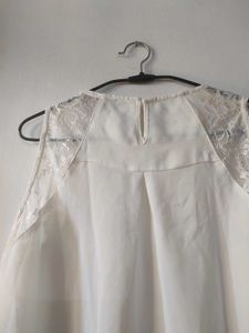 Elegant White Lace Top