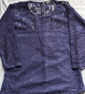 Mayra Women’s Navy Net Top