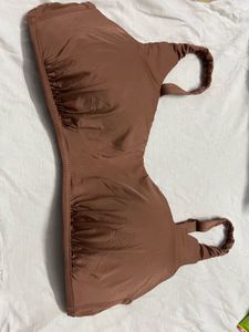 Calzidonia Branded Brown Padded Bra
