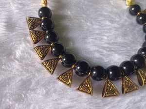 black pearl kundan necklace