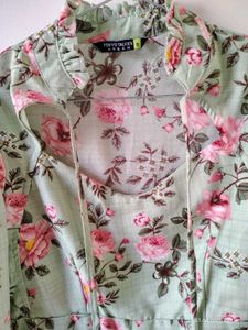 FLORAL BEAUTIFUL ❤️ TOP(Size:S)