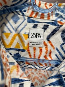 Print Over Size Shirt