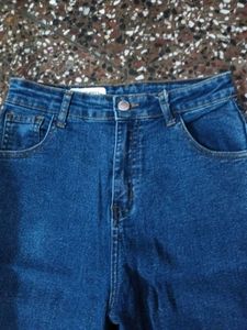 Dark Blue Denim Jeans