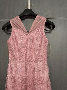 Pink Lace Mini Dress
