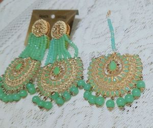 Earrings With Tika It&#39;s New, No Wear One Time