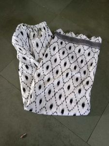 Black & White Kurta Set 3