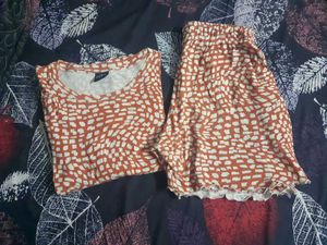 shorts coordset freesize