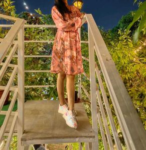 Korean Style Pink Dress