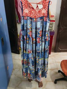 Patchwork Print Dress