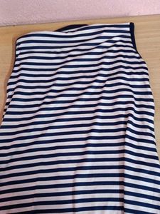Striped Sleeveless Top with Jacket